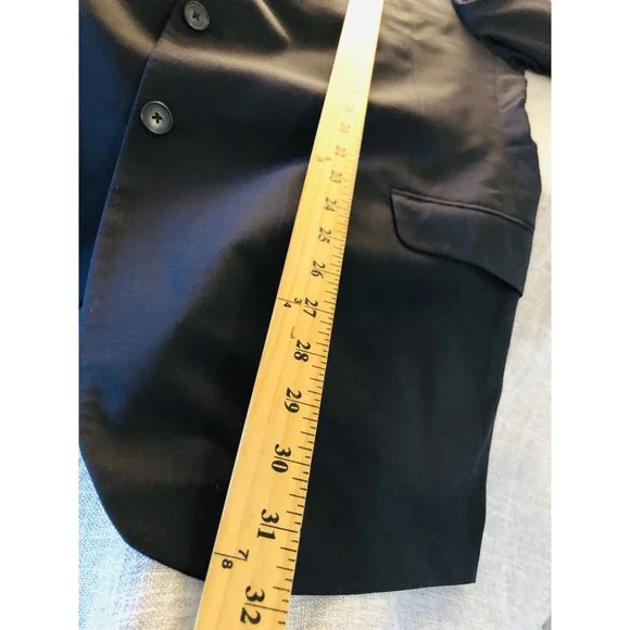 Joseph Abboud Suit 48R Blue Two Piece Pants 42 Angelico Super 100s Career USA - Picture 6 of 16